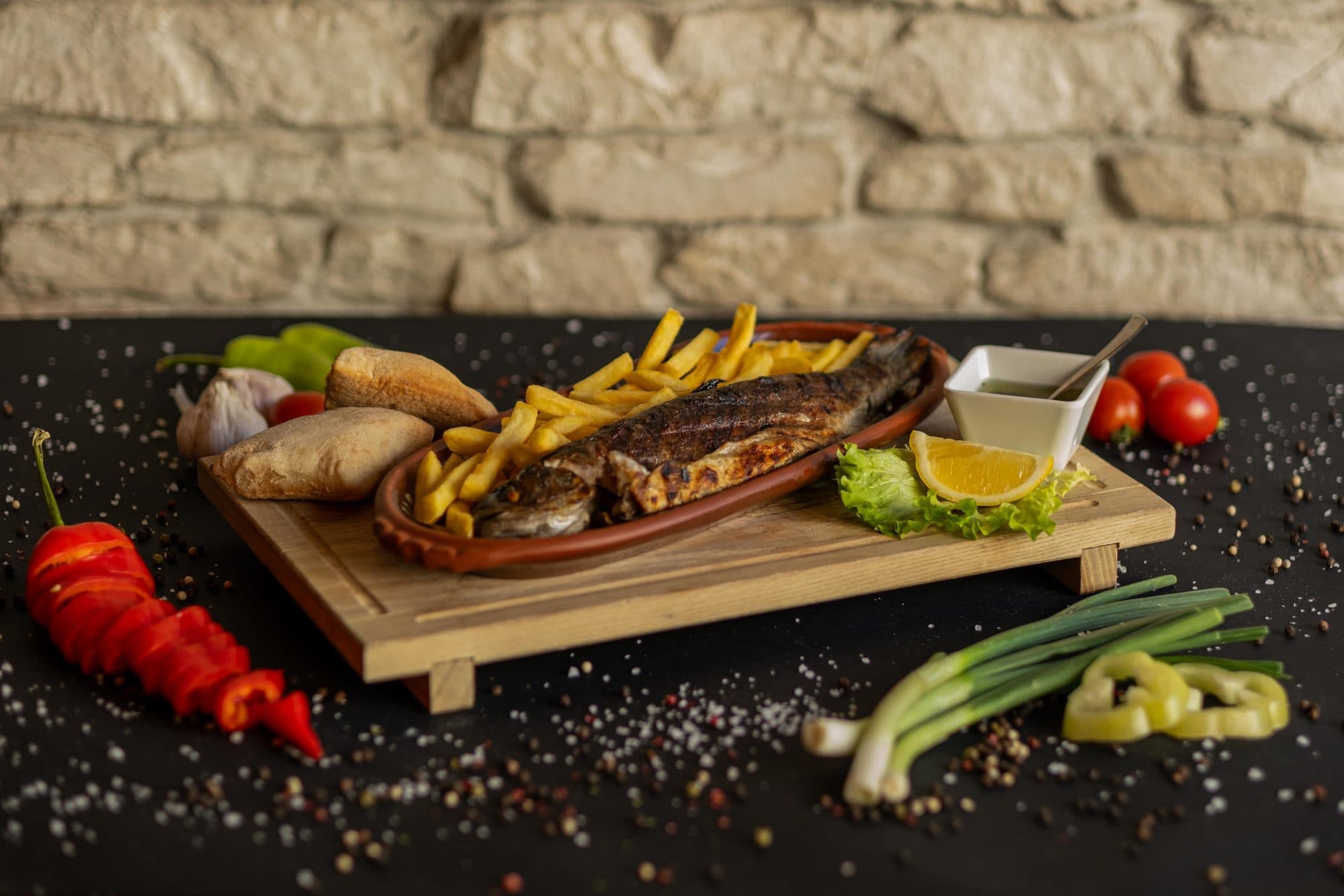 Pastrmka sa žara (300 gr)